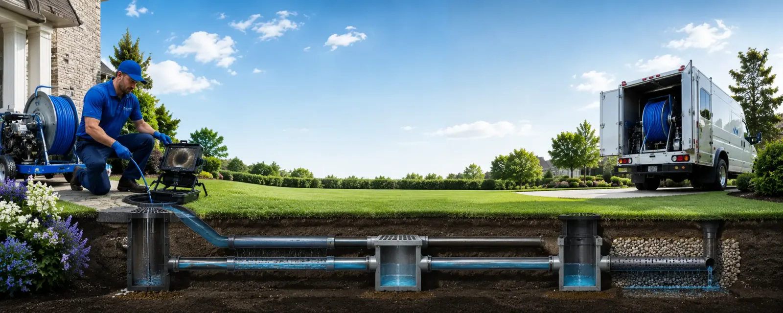 Outdoor drain cleaning information for Lindon, CO